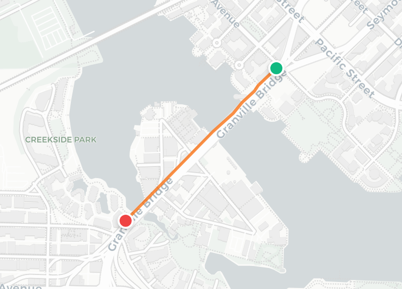 Route map preview