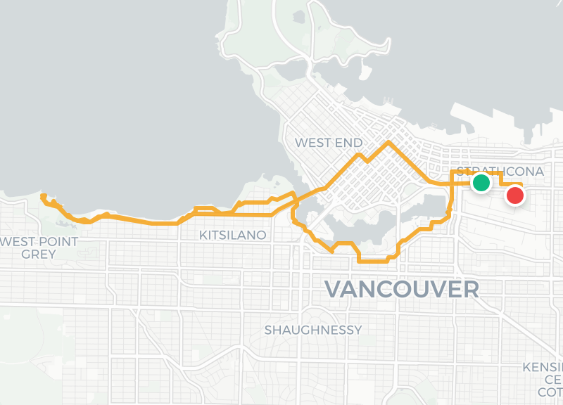 Route map preview